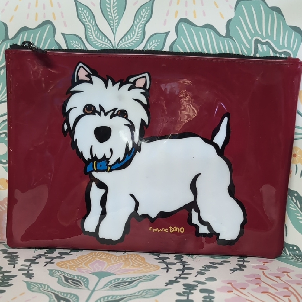 marc Tetro Dog Pouch - Red and White
